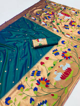 Half-Half Unique Paithani Silk Saree
